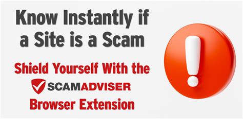 Download the ScamAdviser App & Browser Extension.